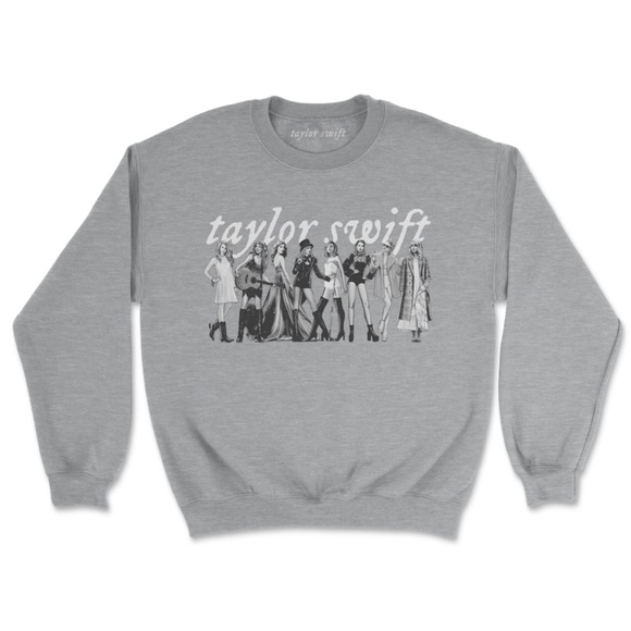 Taylor Swift Tops - NEW Taylor Swift Eras Crewneck Grayscale